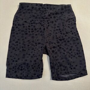 Spotted Black Women's Bike Shorts